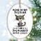 Please Do Not Disturb Quirky Cat Ornament, Cute and Funny Christmas Gift